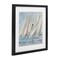 Stupell Industries Sailboat Regatta Coastal Scene Framed Print Under Glass, design by Lorenzo Collective